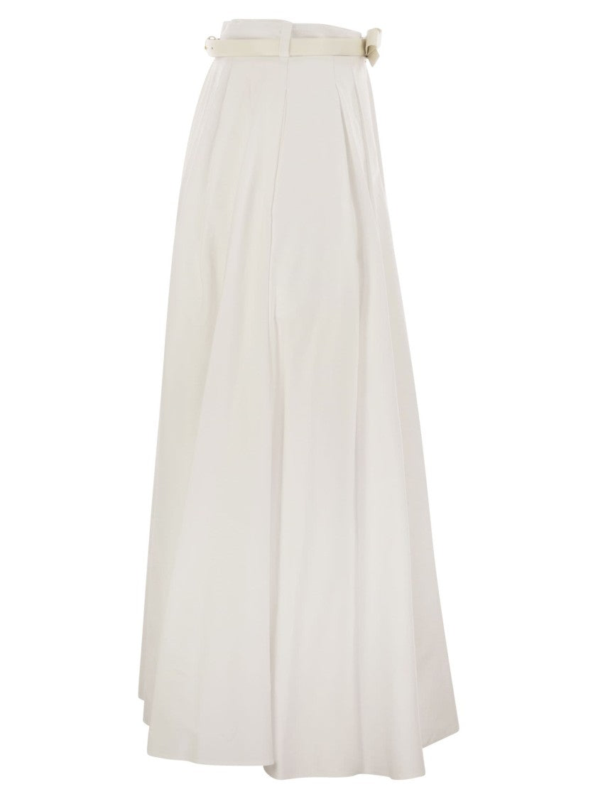Elisabetta Franchi Flowing Satin Skirt