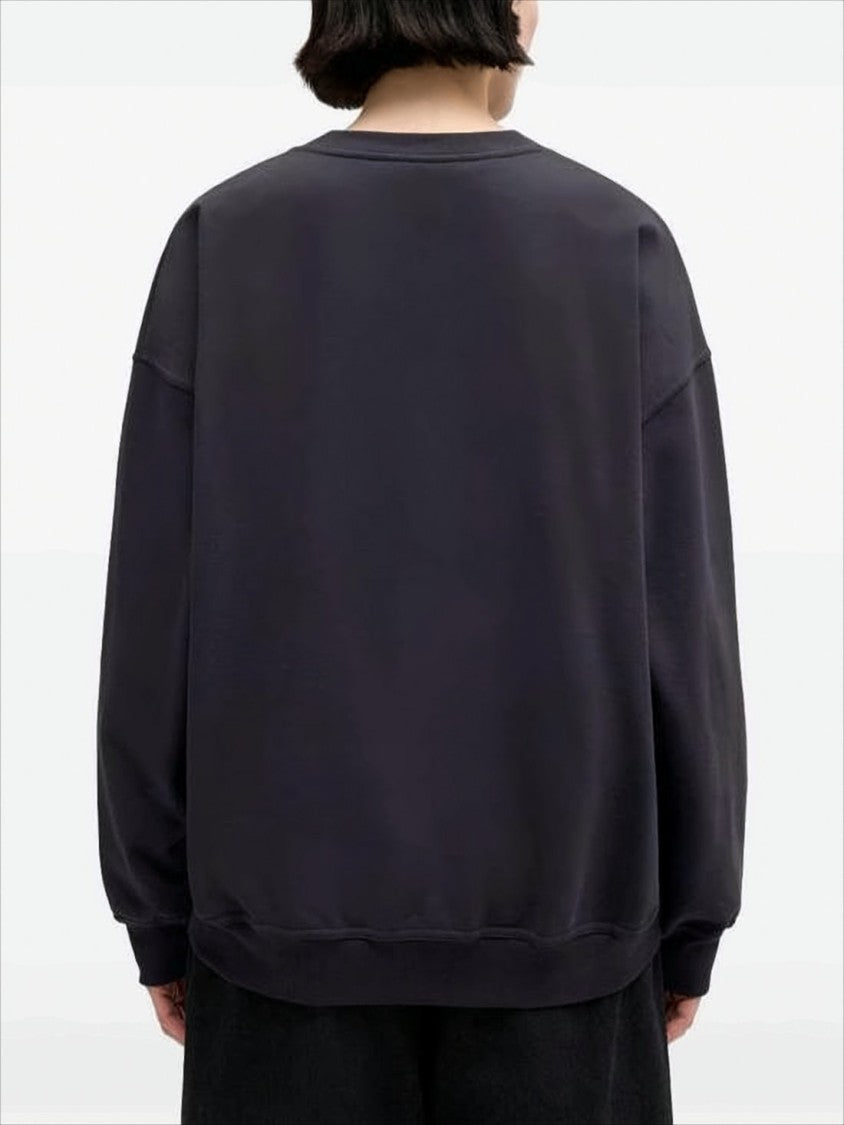 Ganni Long-Sleeve Sweatshirt With Playful Teddy Bear Graphic