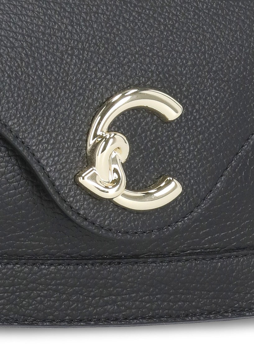 Coccinelle Black Leather Shoulder Bag
