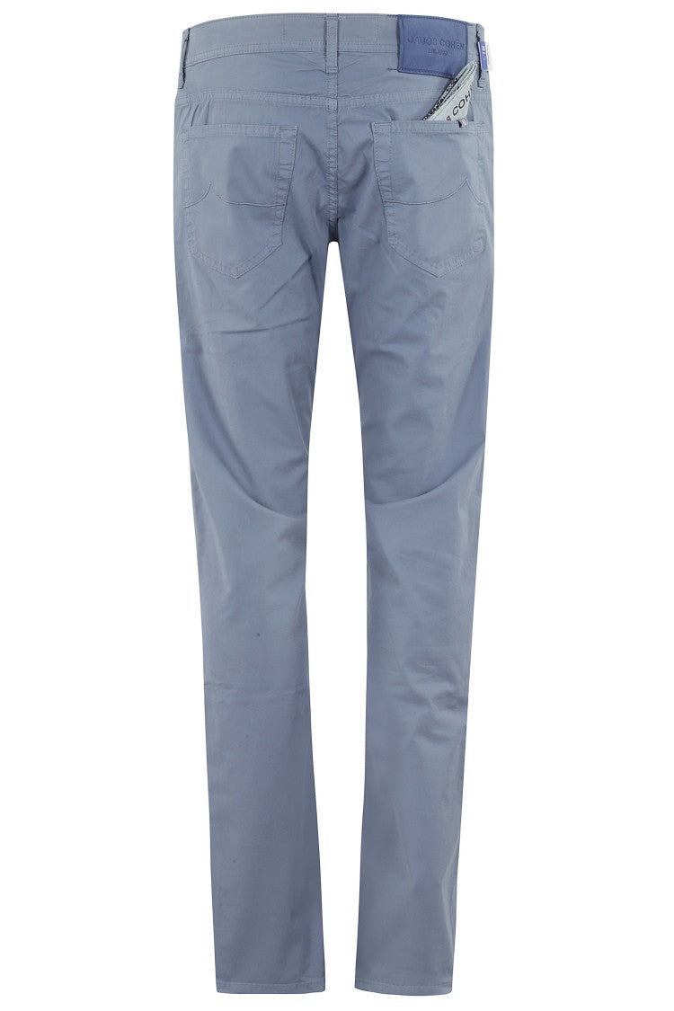 Jacob Cohen Tapered Pants In Stretch Gabardine