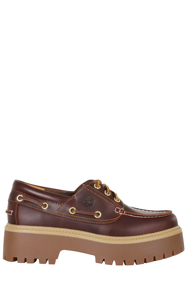 Timberland Rootbeer Hand-Stitched Leather Boat Shoes