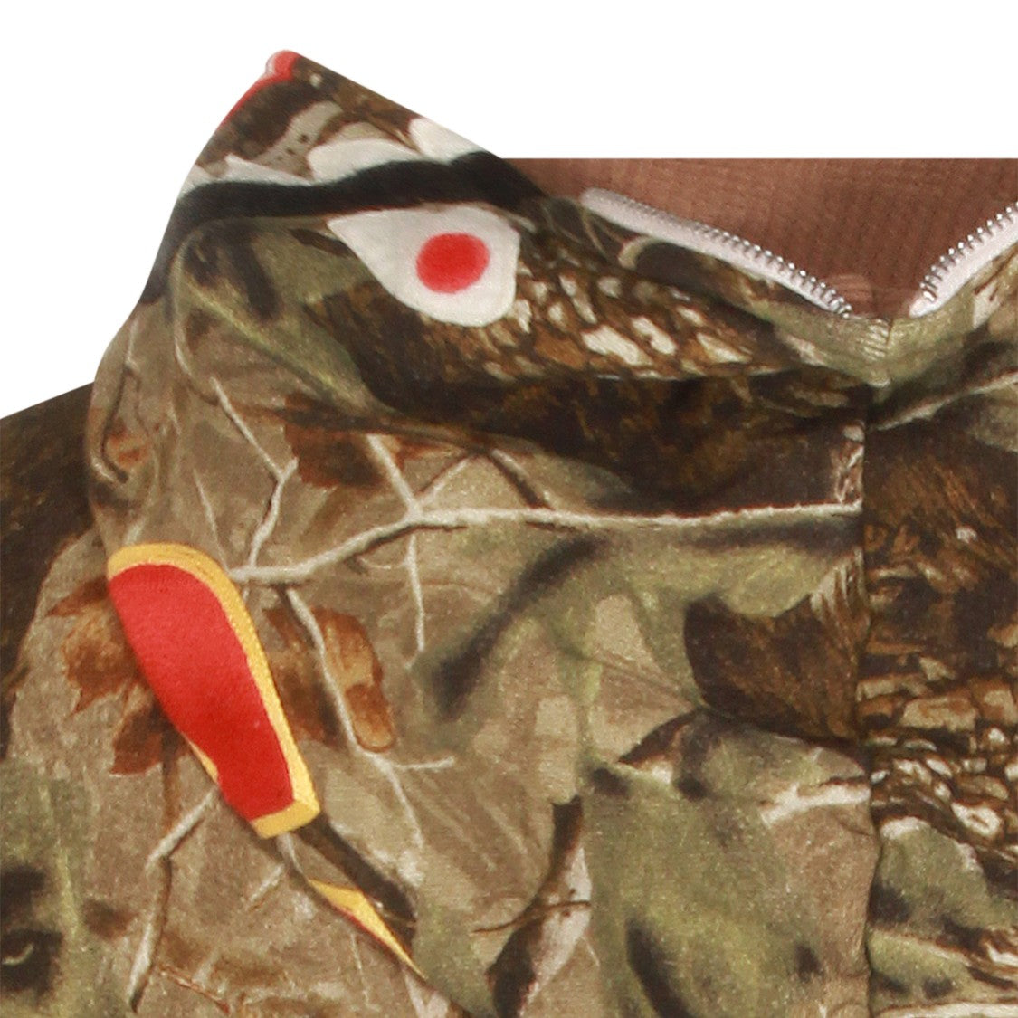 Saint Mxxxxxx Full-Zip Camouflage Sweater With Hood