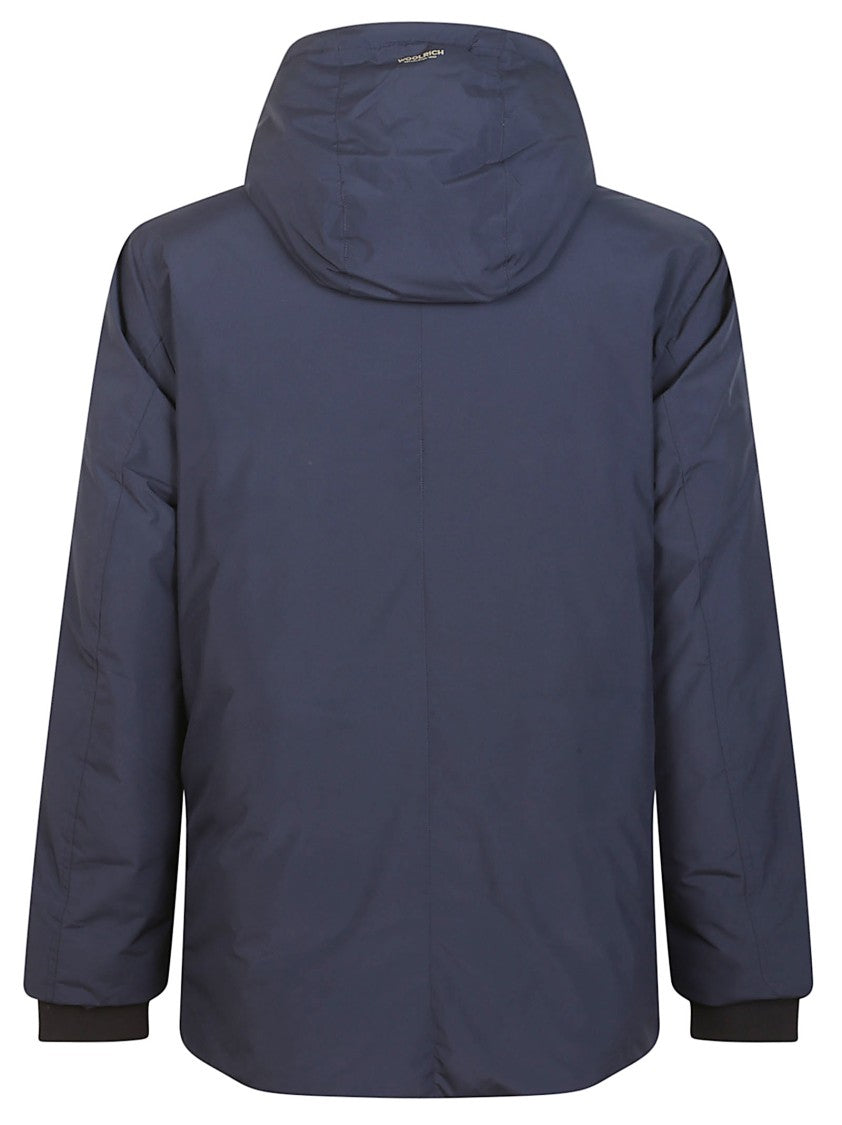 Woolrich Waterproof Nylon Parka With Duck Down Padding