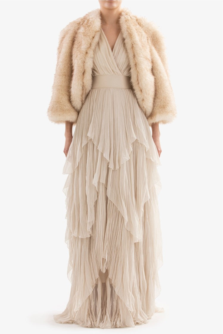 Saiid Kobeisy Luxurious Short Fur Jacket