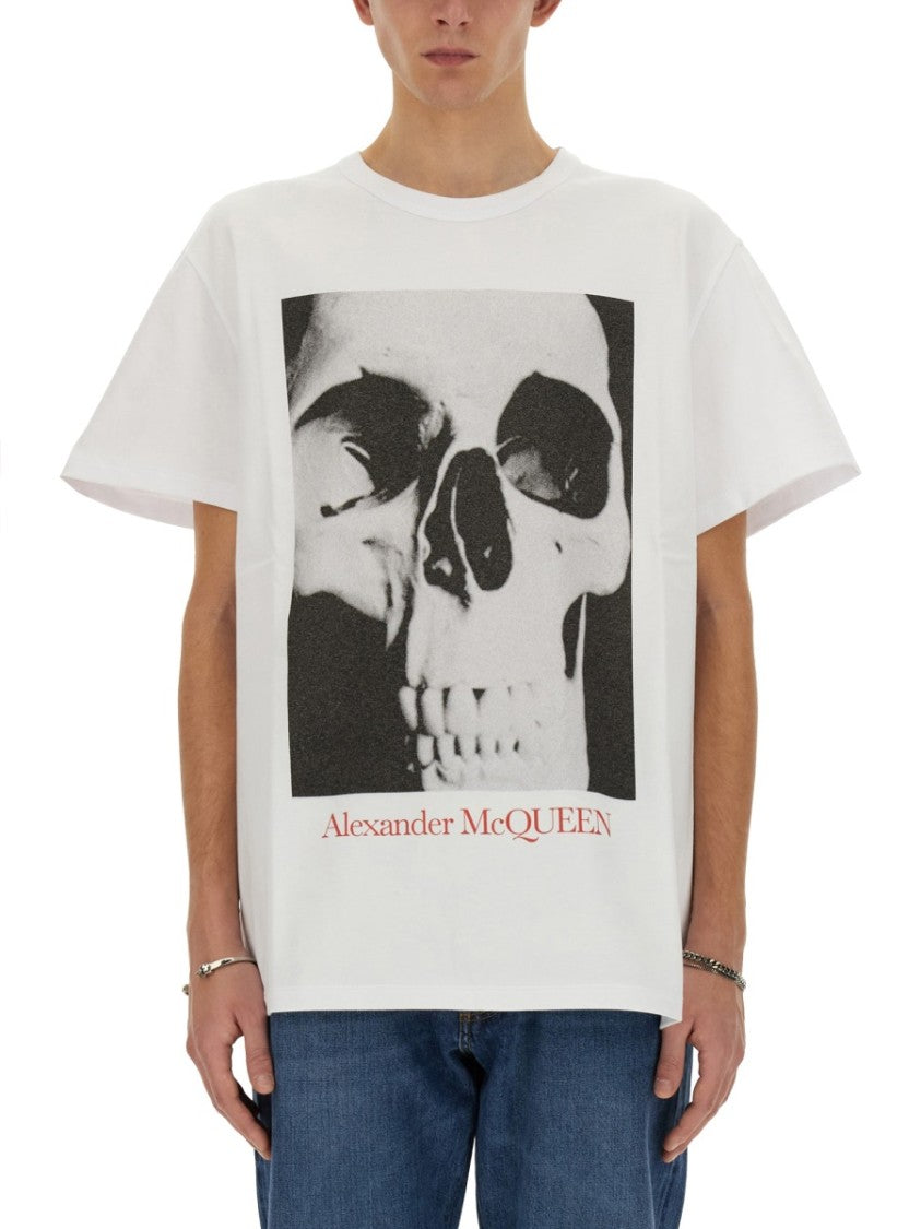 Alexander Mcqueen Skull Print T-Shirt