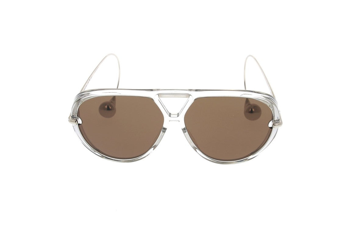 Bottega Veneta Sunglasses Bv1273s 009 Grey Silver Brown 63/12/180