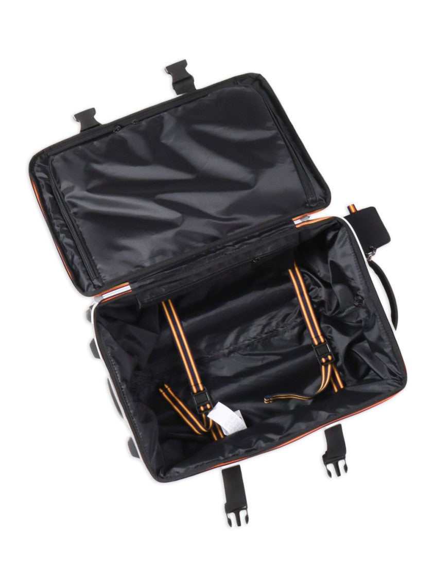 K-Way Compact Black Suitcase With Four Wheels