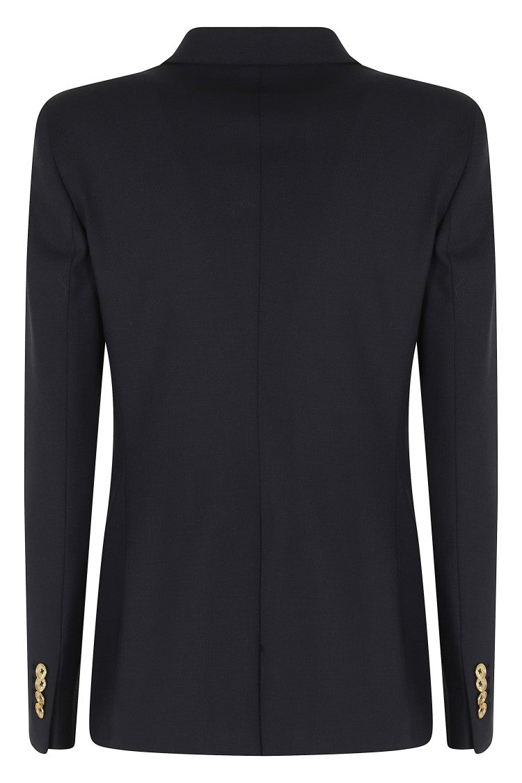Tagliatore Blue Double-Breasted Tailored Wool-Blend Suit