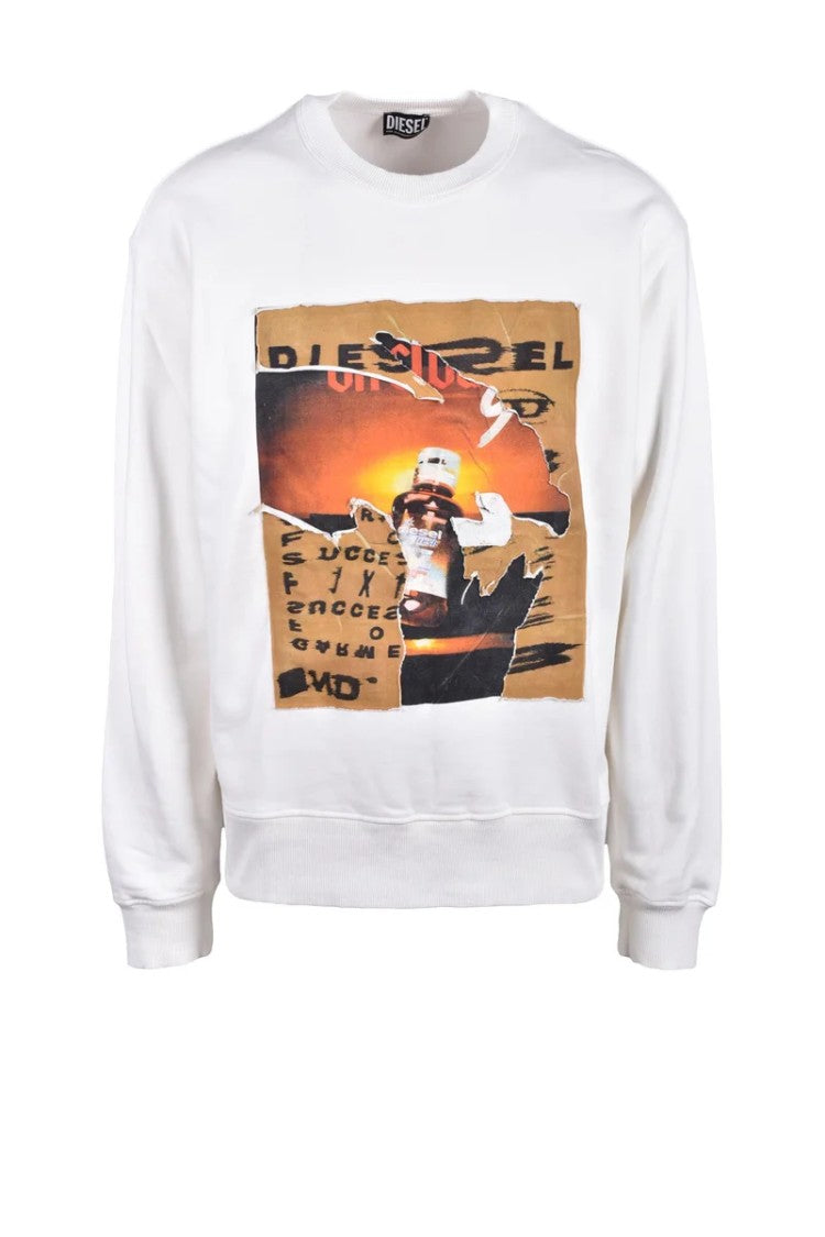 Diesel Crew Neck Sweatshirt - White