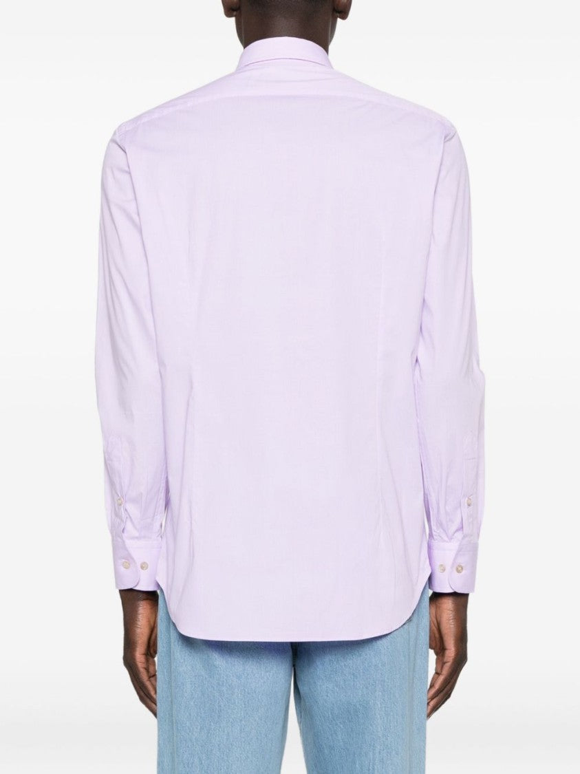 Etro Tailored Long-Sleeved Etro Shirt In Light Purple