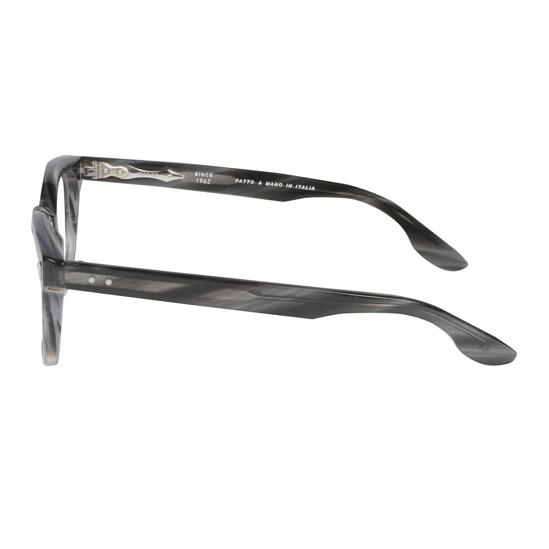 Kador Premium 11 Translucent Smoky Grey Eyeglasses With Keyhole Bridge