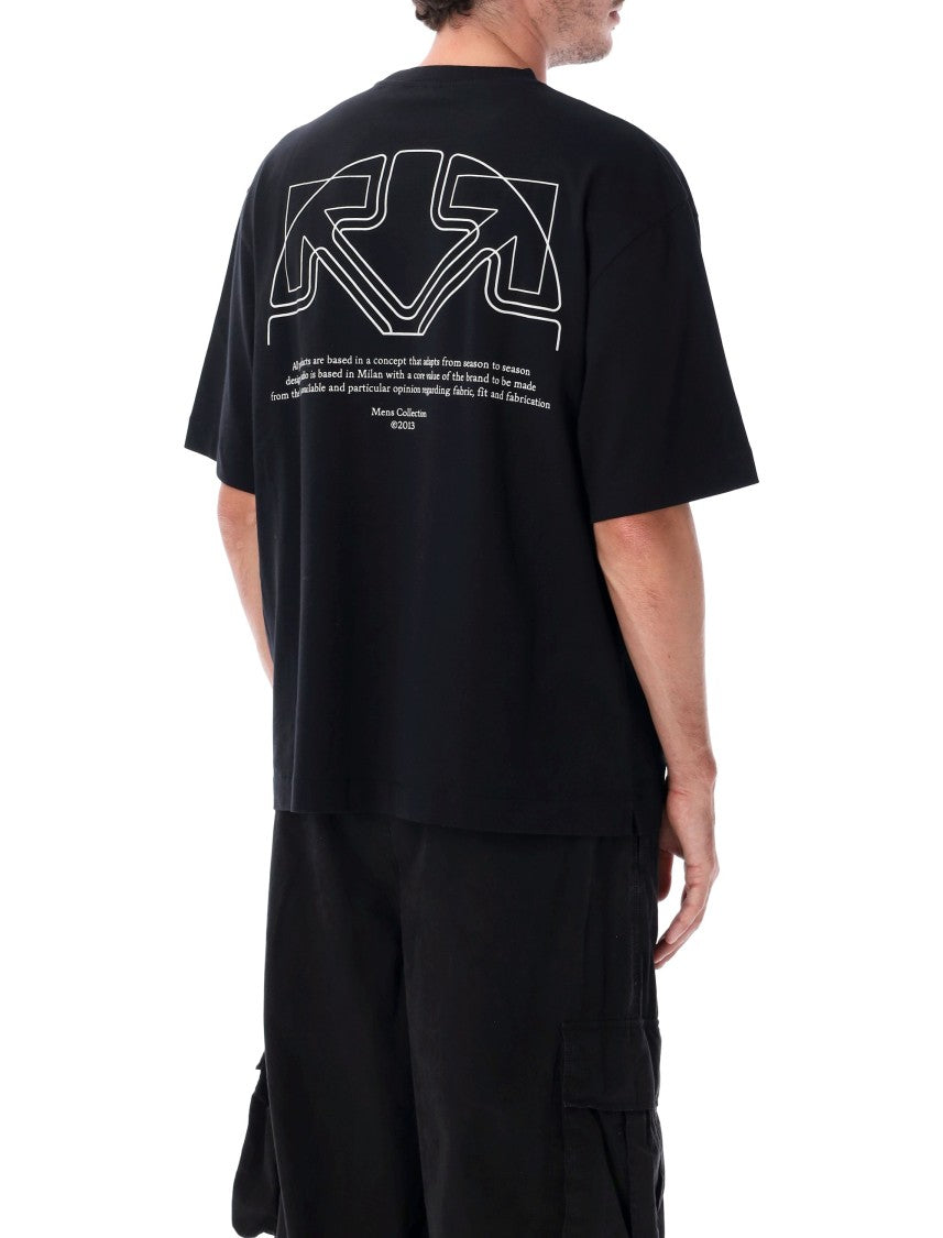 Off-White Offline Half Arrow Skate Cotton T-Shirt