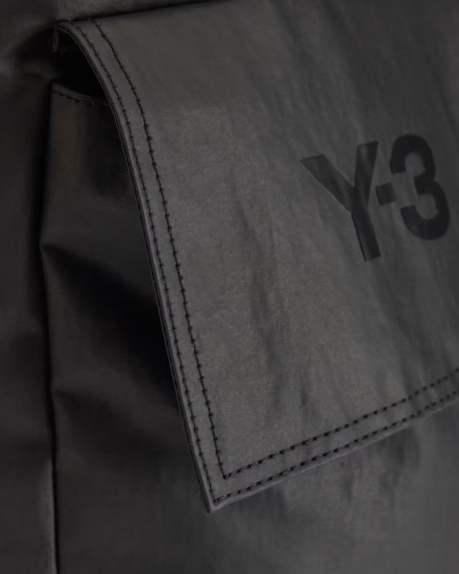 Y-3 Structured Twill Tote Bag With Subtle Logo Detail