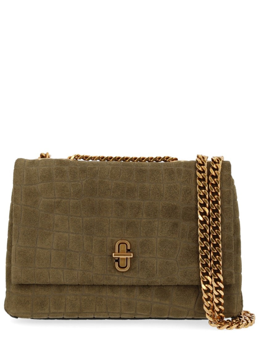Marc Jacobs Neutrals Slim Dual Suede Shoulder Bag