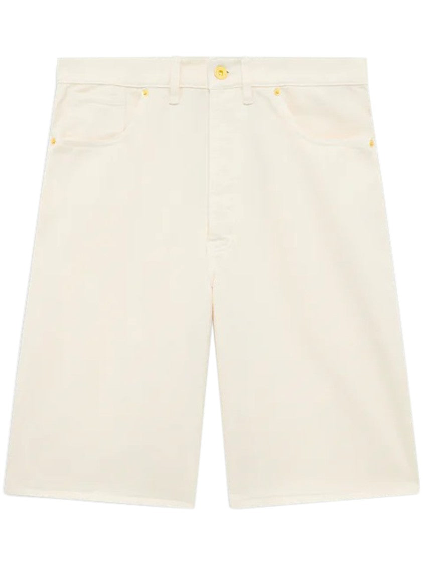 Drôle De Monsieur Beige Classic Cut Shorts