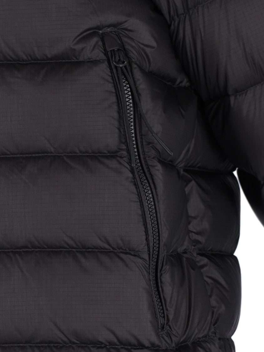 C.P. Company Logo Puffer Jacket – Blue