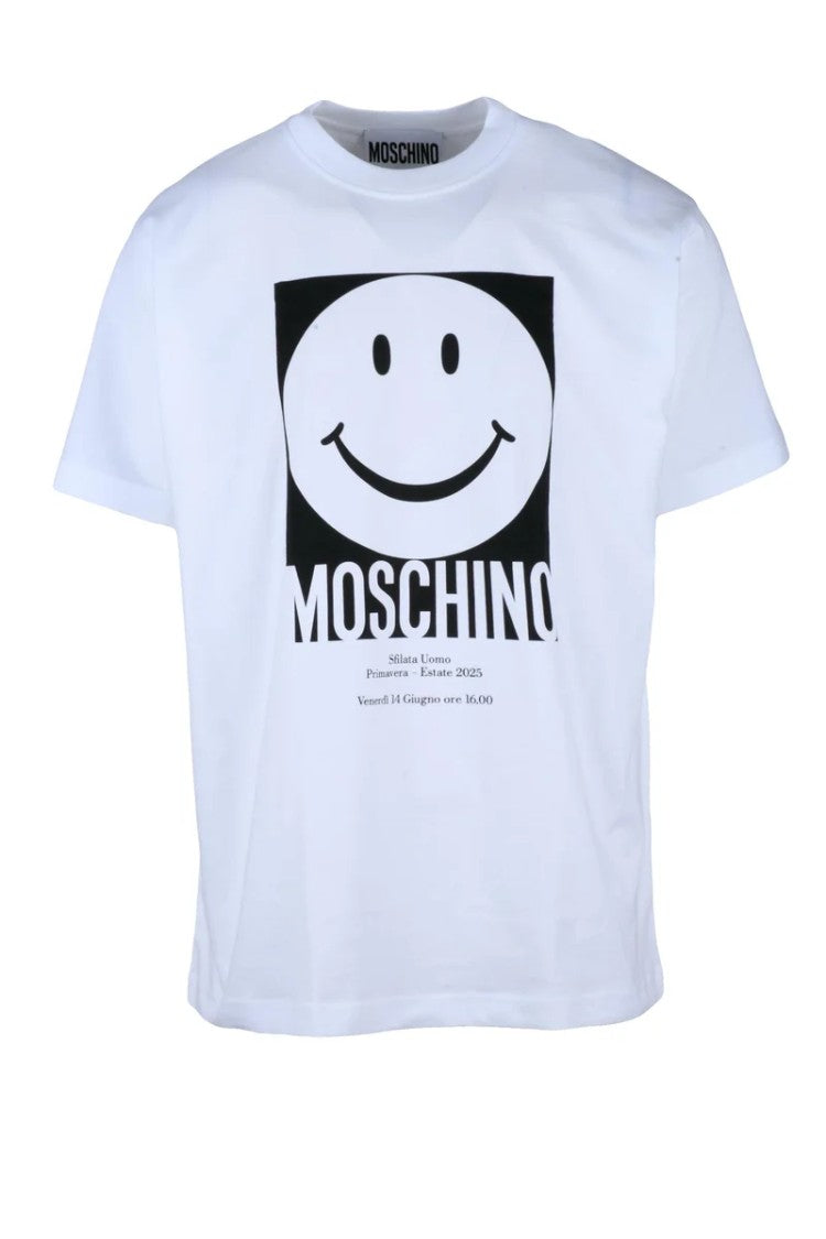 Moschino Couture White Cotton T-Shirt