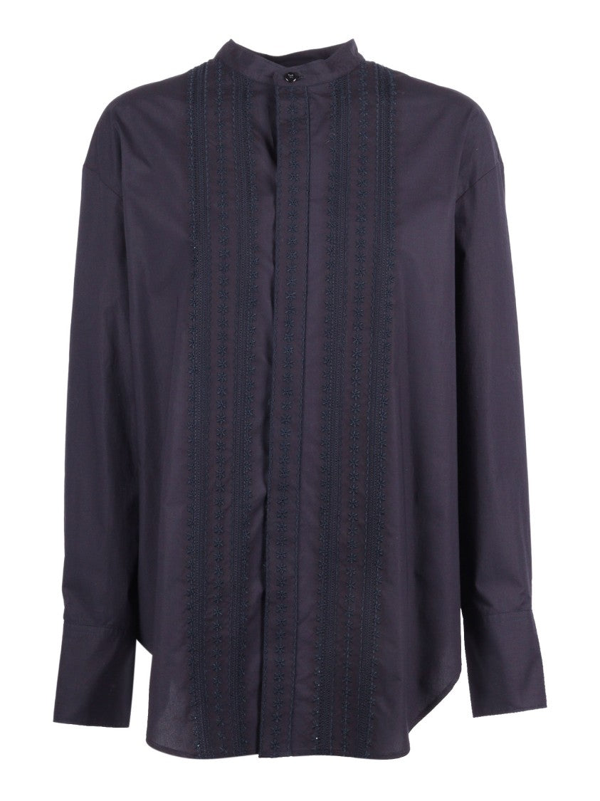 Forte Forte Les Fleurs Poplin Cotton Casual Shirt