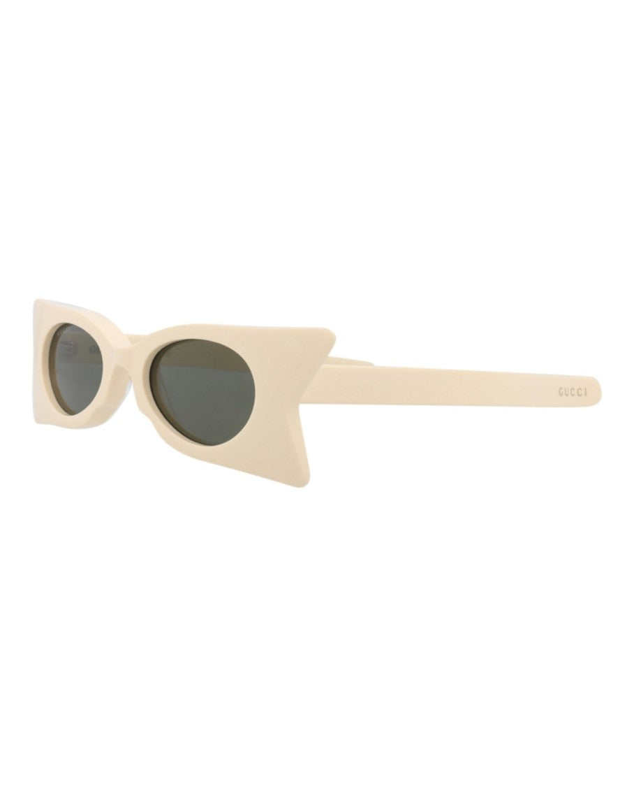 Gucci Cat Eye-Frame Recycled Acetate Sunglasses With Saddle Nose Bridge