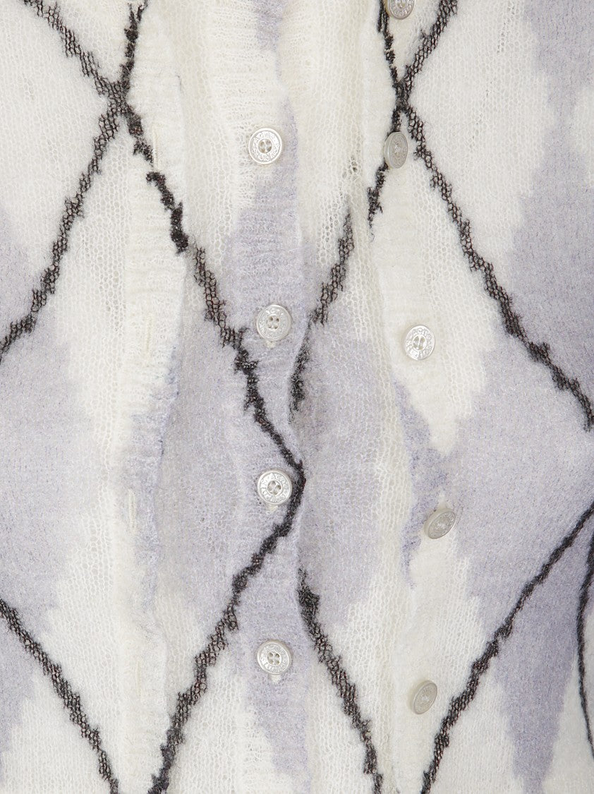 Acne Studios Tie-Dyed Knitted Top