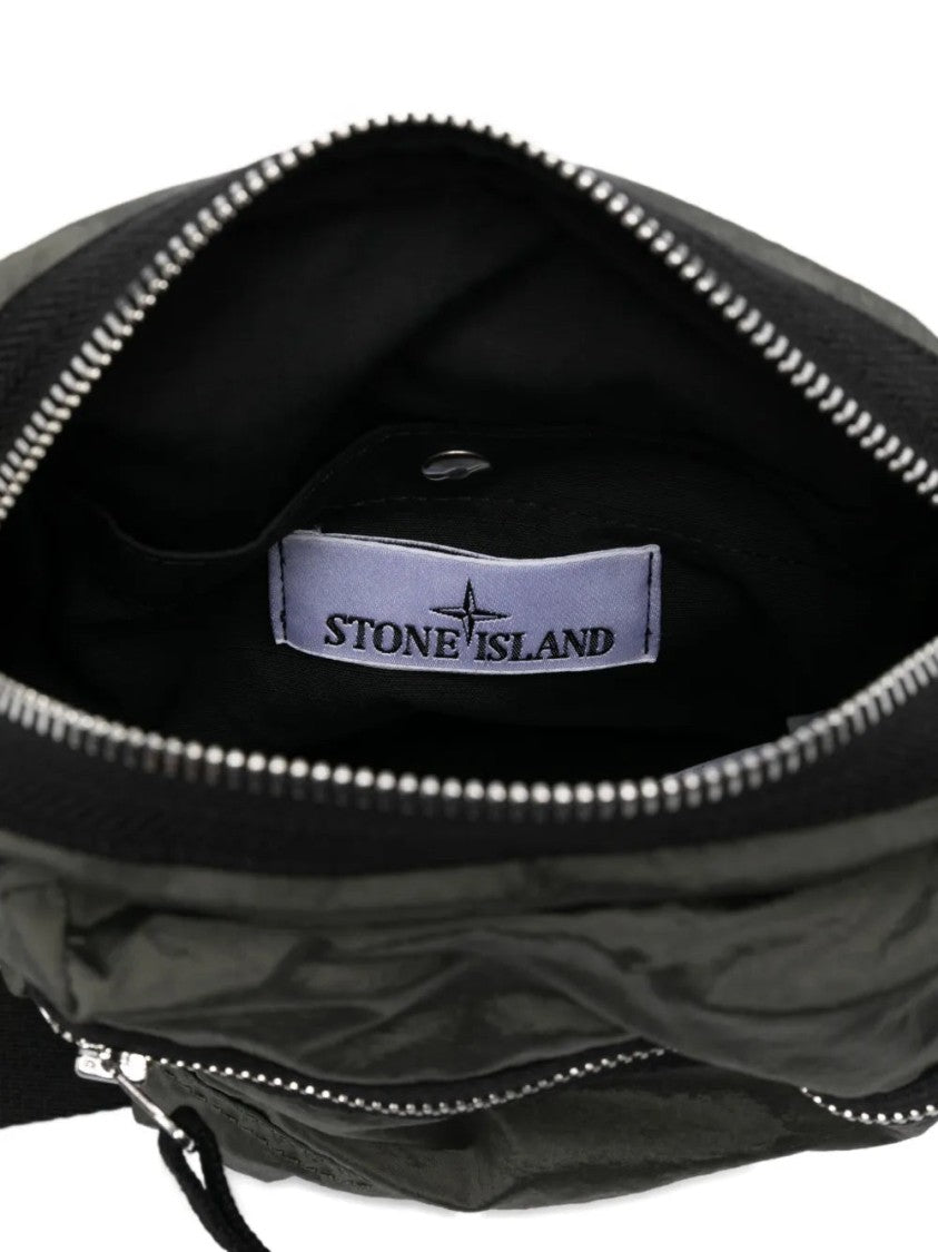 Stone Island Zip-Fastening Messenger Bag