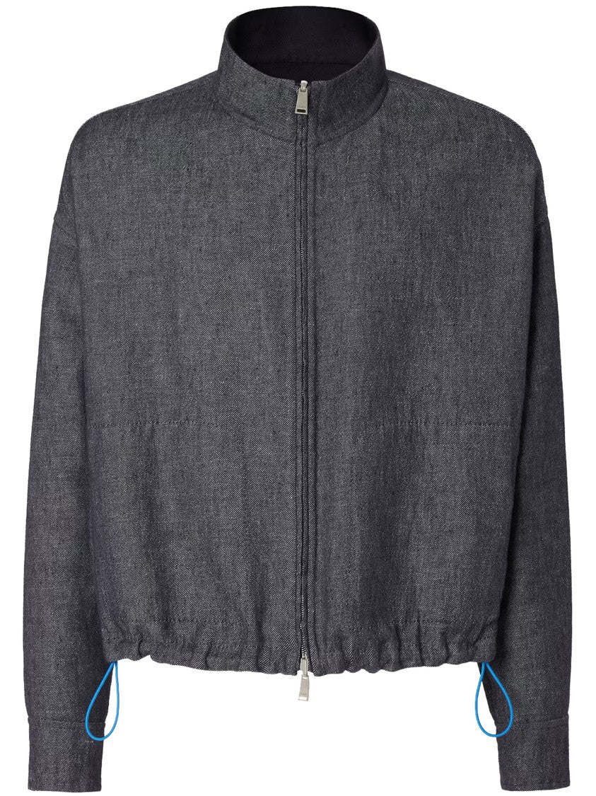 Fendi Rev Denim Double Reversible Blouson Jacket