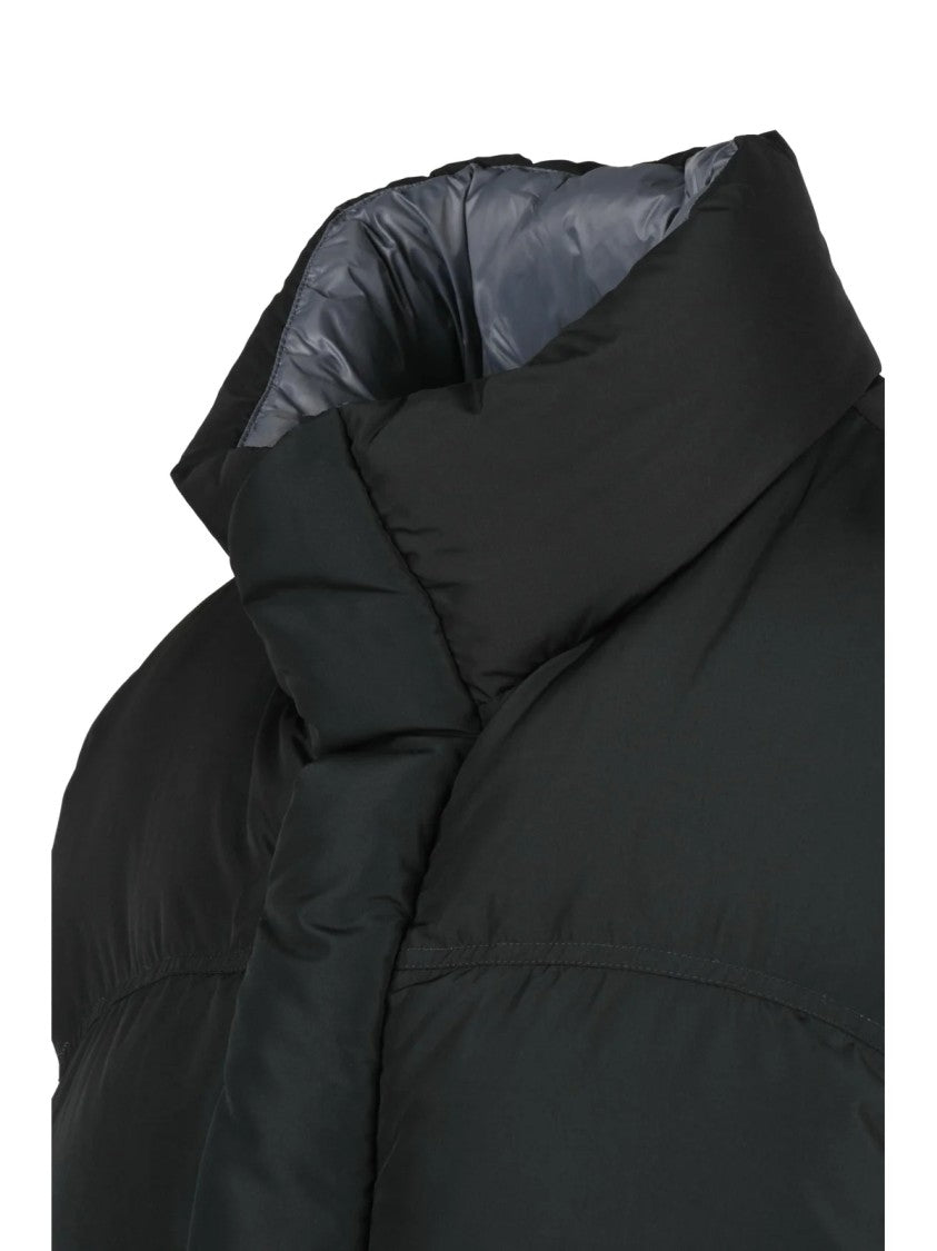 Bacon Black Polyester Orange Down Vest