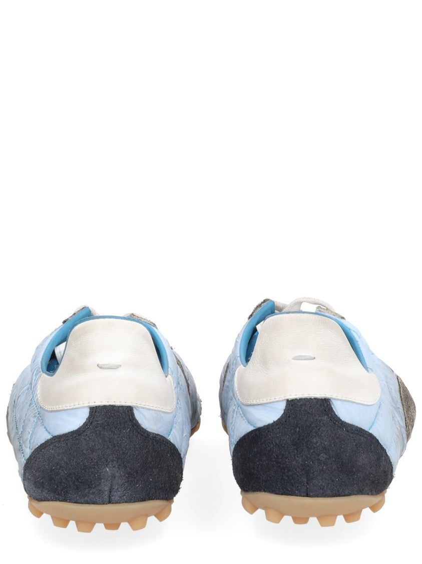 Maison Margiela Light Blue Sprinters Suede Sneakers