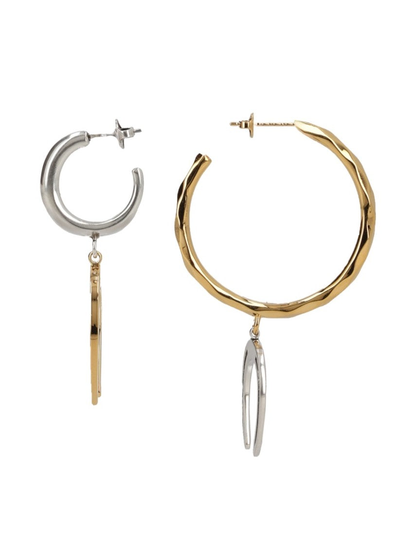 Isabel Marant Byrne Asymmetric Hoop Earrings
