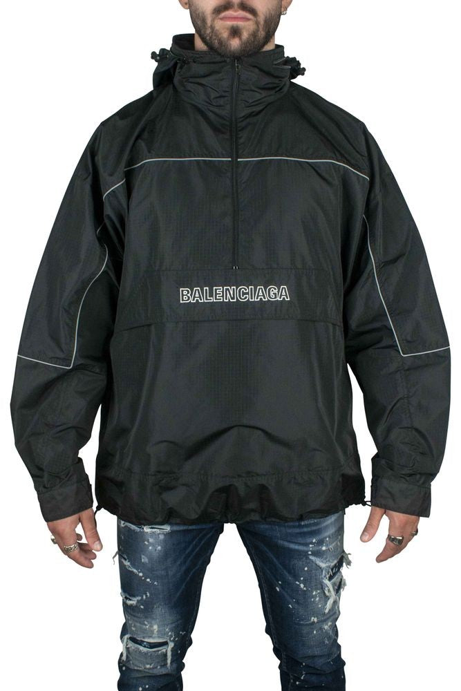 Balenciaga Waterproof Polyester Jacket With High Zip Collar