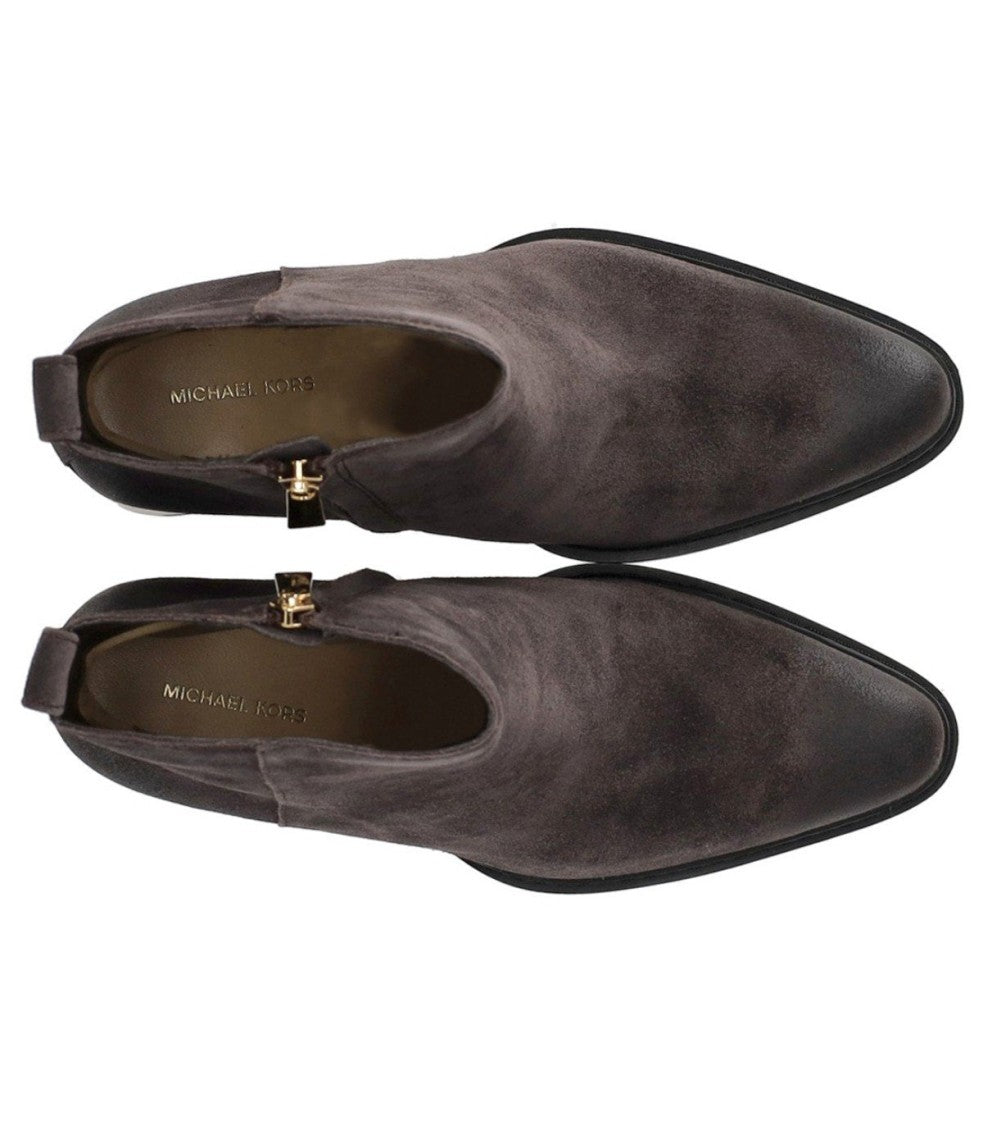 Michael Kors Lex Chocolate Heeled Ankle Boot