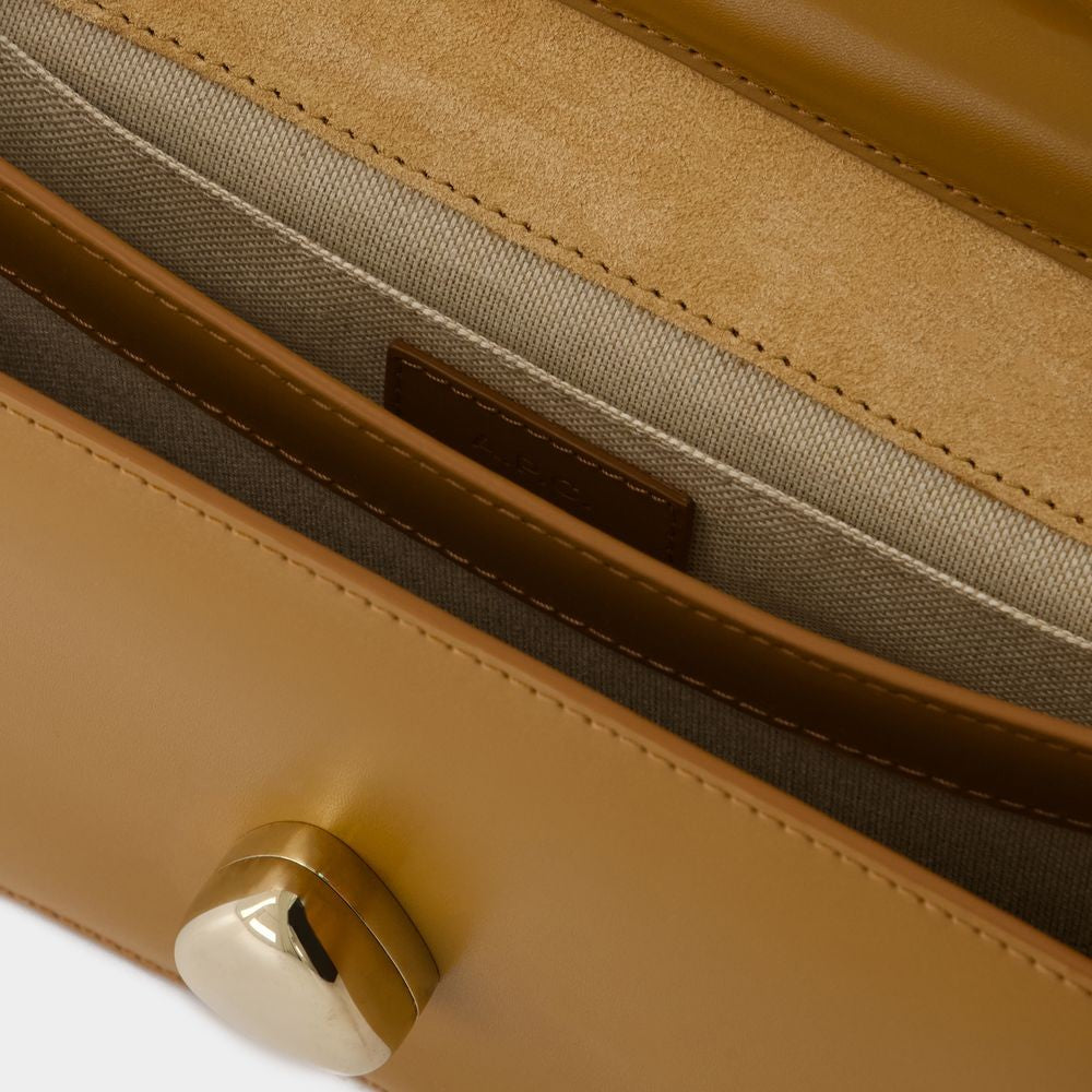 A.P.C. Astra Small Crossbody - Leather - Brown