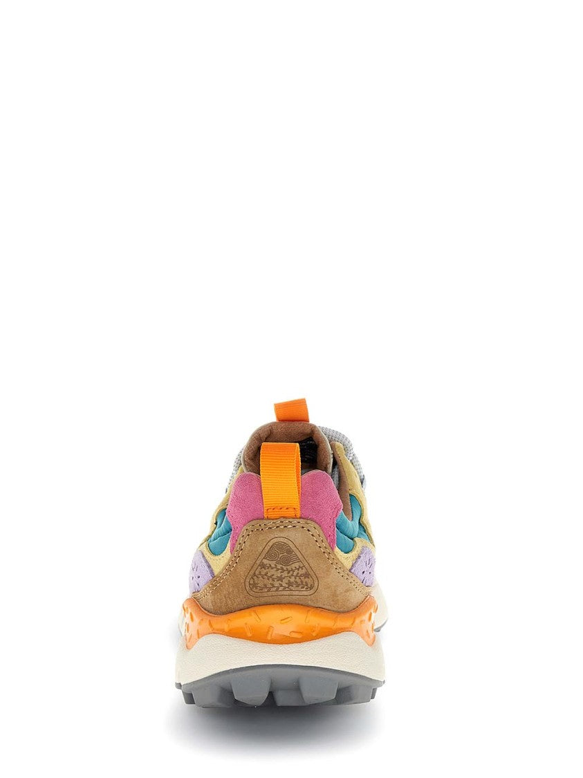 Flower Mountain Multi-Layered Sneakers With Pastel Color Blocks