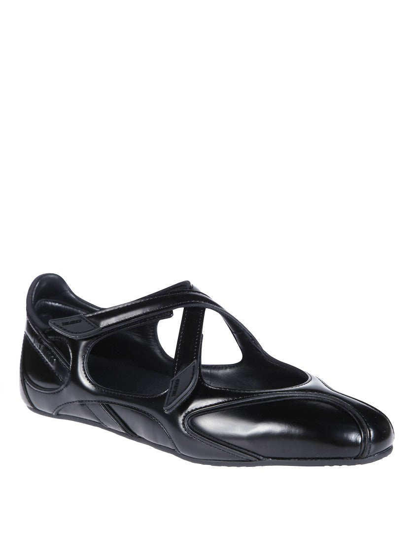 The Attico Floor01 Pointed Toe Cut-Out Flats