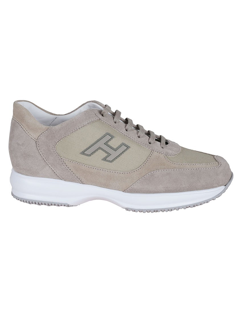 Hogan Interactive Leather And Suede Casual Shoes