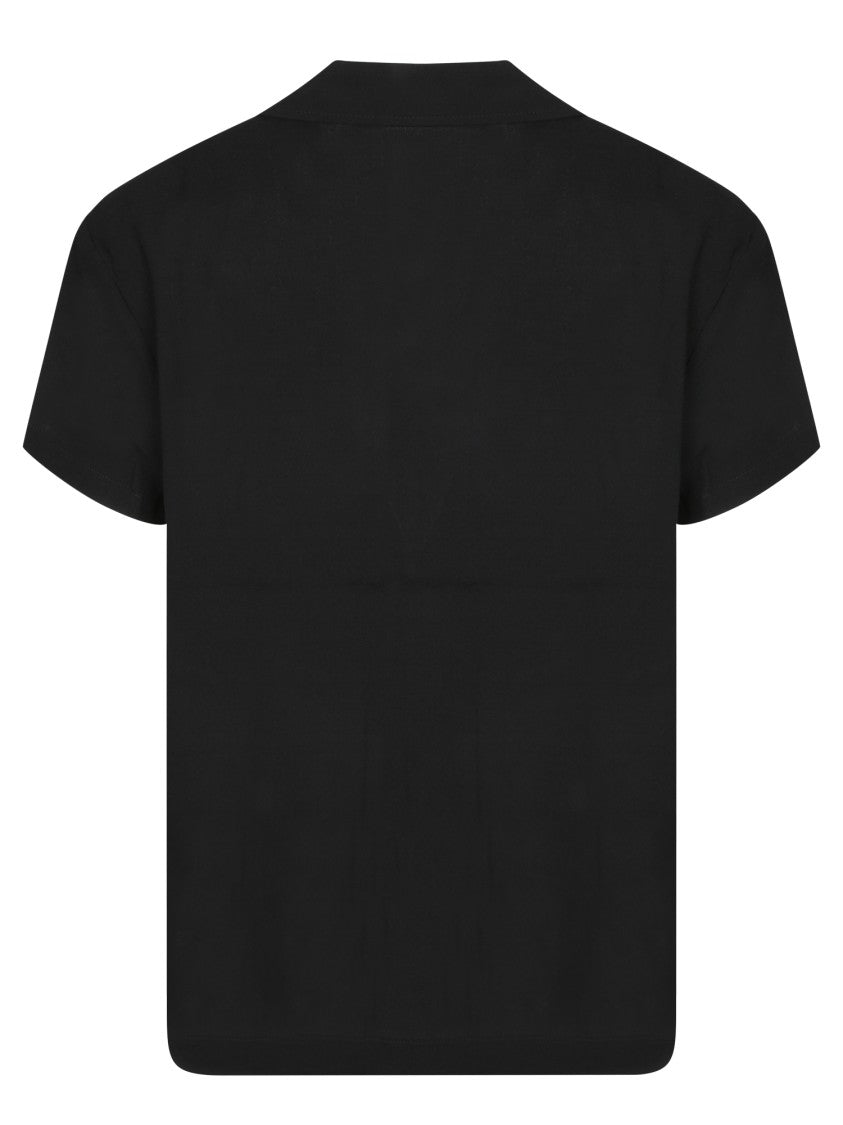 Séfr Black Crepe Shirt