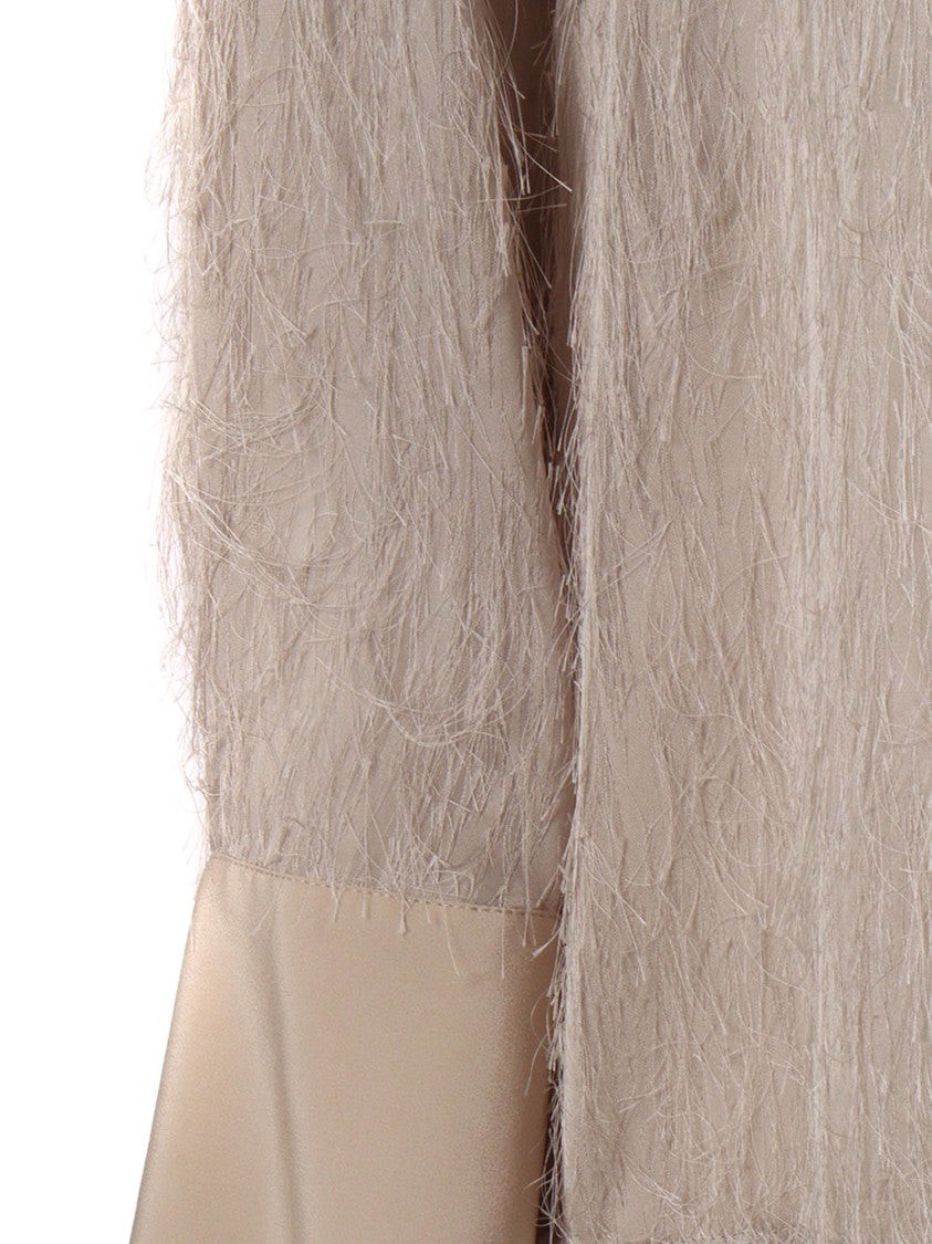Peserico Textured Blouse With Contrasting Collar