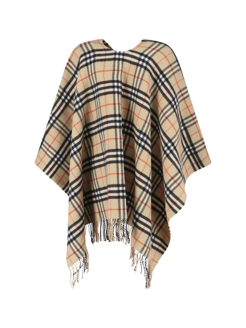 Burberry Wool-Cashmere Cape – Beige