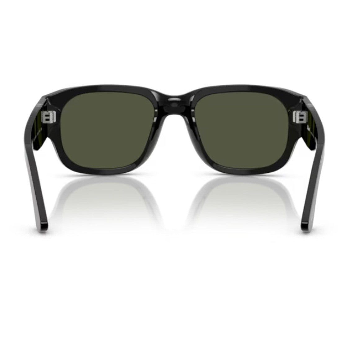 Persol Black Po3380s Bold Acetate Squared Sunglasses