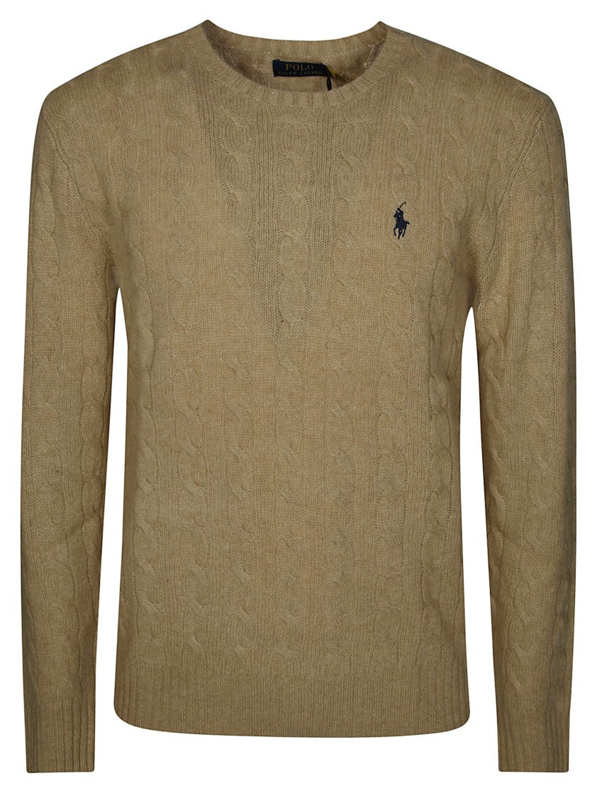 Polo Ralph Lauren Textured Cable Knit Crew Neck Sweater