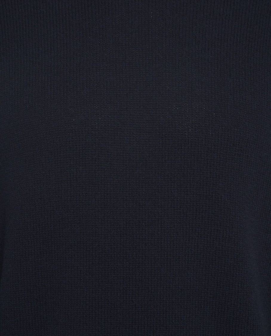 Atomo Factory Timeless Knit Sweater With Crew Neckline And Ribbed Details