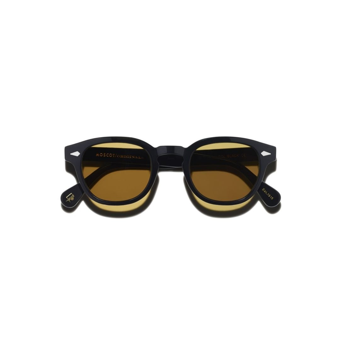 Moscot Or-Lmb2-S Lemtosh Base 2 Sun Bold Black Acetate Square Sunglasses