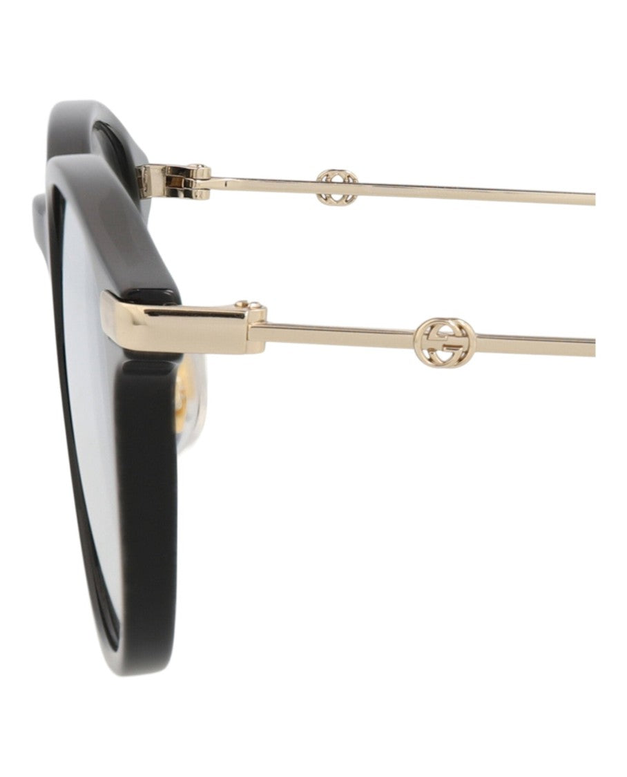 Gucci Photochromic Round-Frame Recycled Acetate Sunglasses