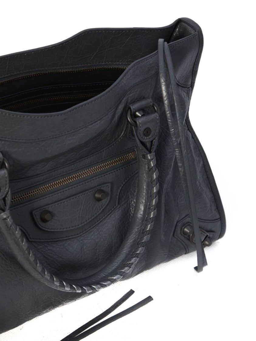 Balenciaga Medium Le City Bag In Volcanic Rock