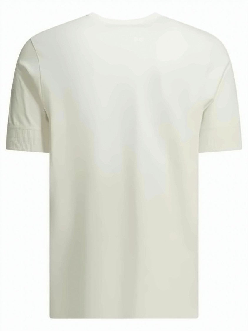 Merz B. Schwanen Short-Sleeve Henley Shirt With Three-Button Placket