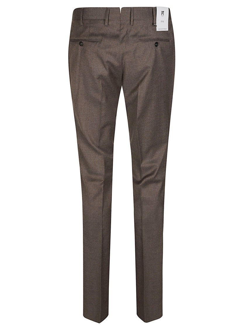 Pt Torino Tailored Slim-Fit Virgin Wool Pants