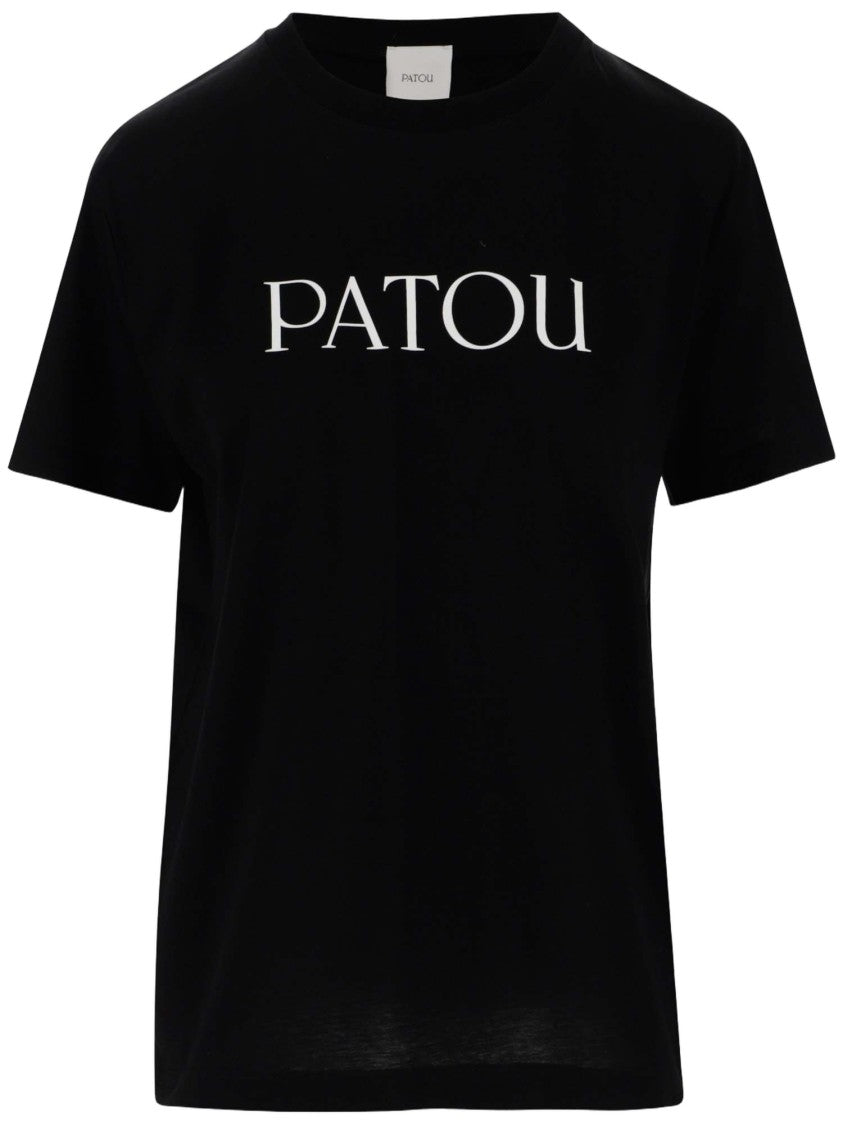 Patou Cotton T-Shirt With Bold Logo Print