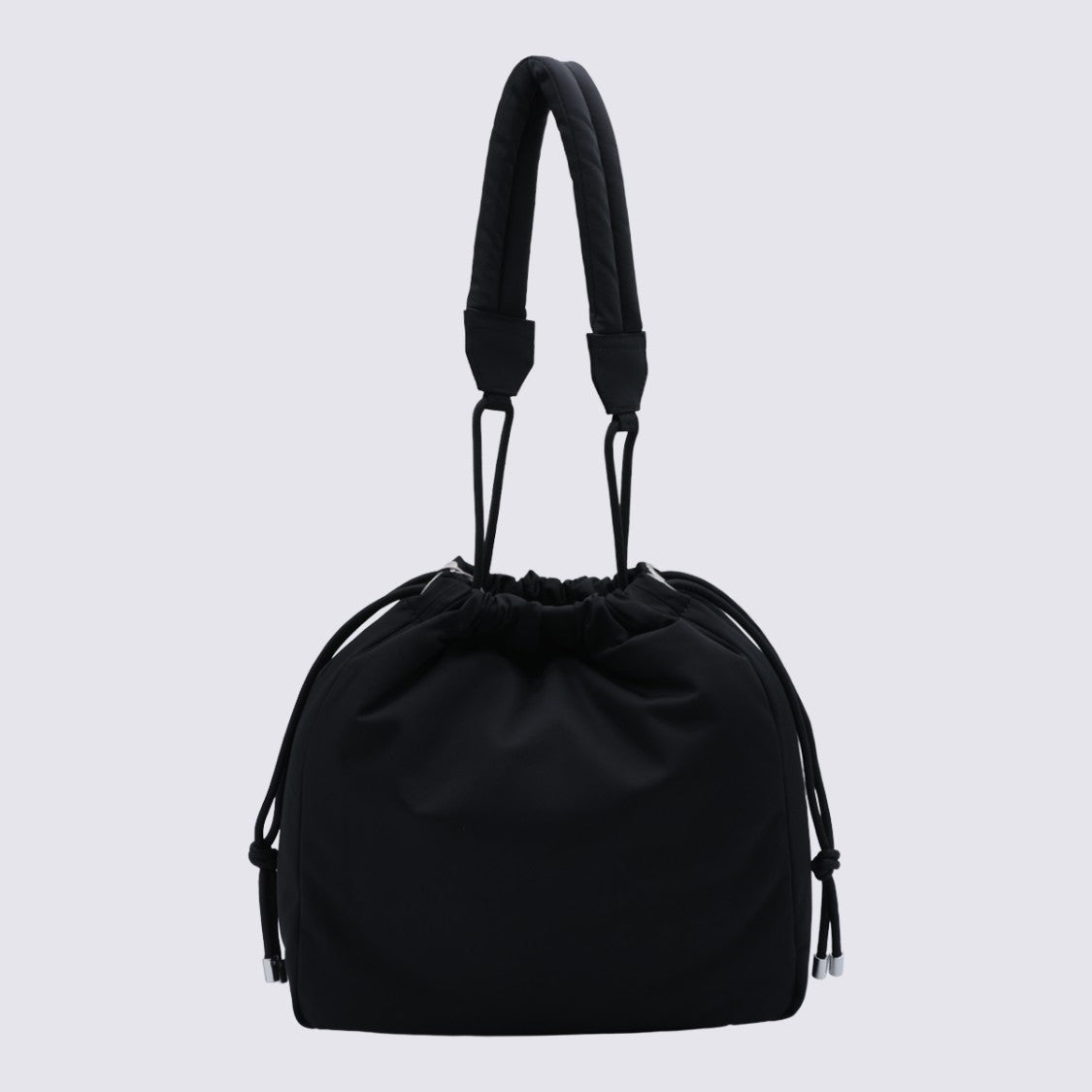 Vivienne Westwood Gathered Black Bag With Drawstring Closure