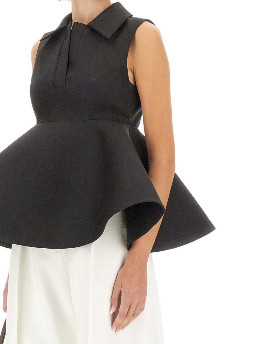 Jacquemus Structured Peplum Top