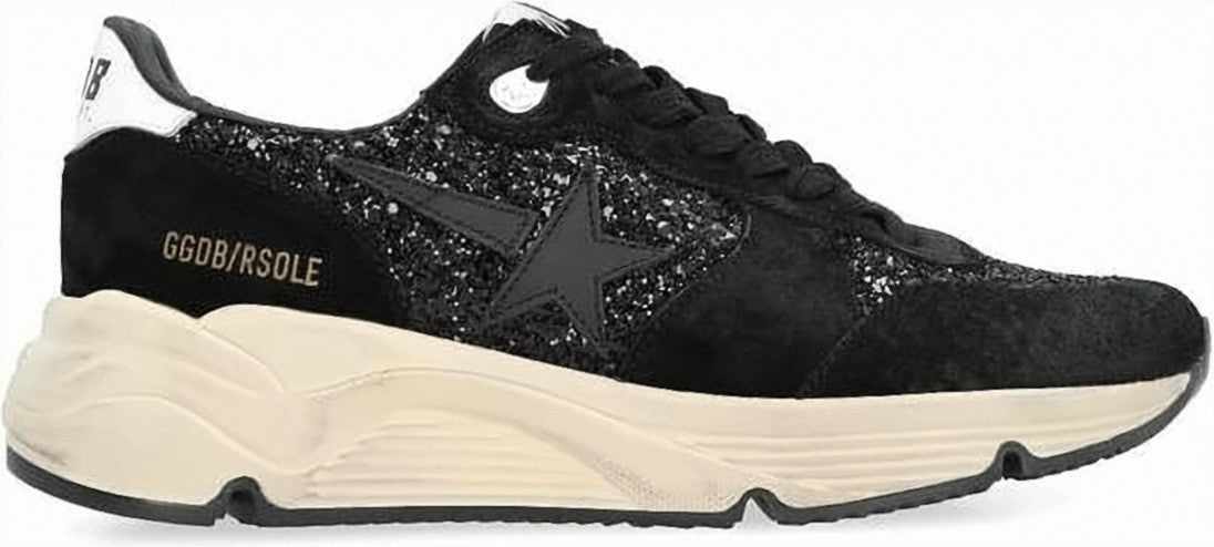 Golden Goose Chunky Glitter Sneakers With Star Emblem And Rubber Sole